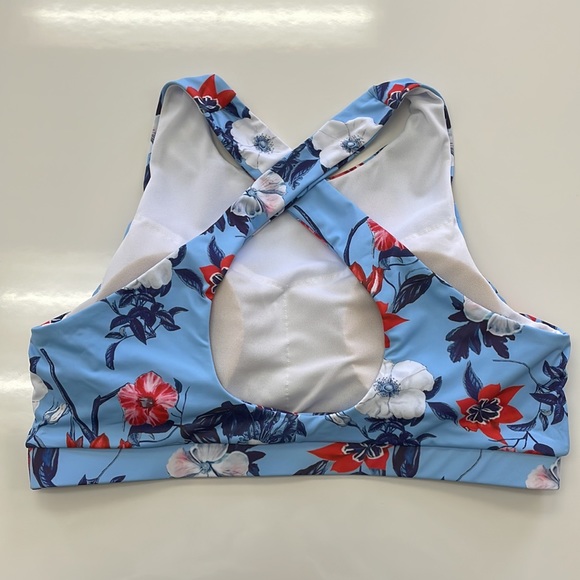 NEW • XL Floral Print Sports Bra - Picture 4 of 15